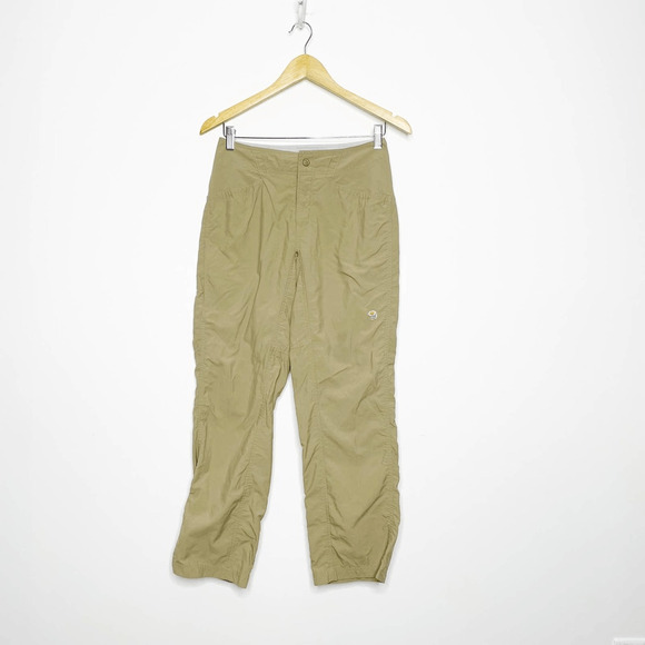 Mountain Hard wear Ramesa pant khaki canyon twill dwr finish UPF 50 hiking US 4 - Picture 2 of 8